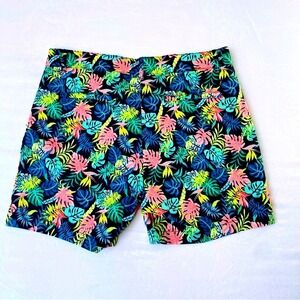 Caribbean Joe & Co Shorts Tropical Floral Print‎ 12 Summer Vacation Coastal